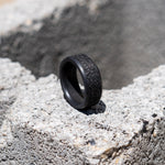 Load image into Gallery viewer, Black Diamond - Men’s Ring 8mm - Custom Laser Engraving - ARES - Elysium Black Diamond