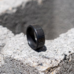 Load image into Gallery viewer, Black Diamond - Men’s Ring 8mm - Custom Laser Engraving - KRATOS - Elysium Black Diamond