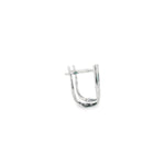 Load image into Gallery viewer, 14ct White Gold Modern Hoop Earrings