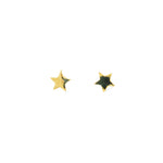 Load image into Gallery viewer, Yellow Gold Star Stud Earrings