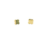 Load image into Gallery viewer, 14ct Yellow Gold Clover Stud Earrings