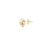 Load image into Gallery viewer, Yellow Gold Love Knot Stud Earrings