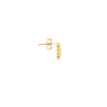 Load image into Gallery viewer, Yellow Gold Twisted Hoop Earrings