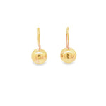 Load image into Gallery viewer, Elegant Rose Gold Ball Dangle Earrings