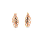Load image into Gallery viewer, Rose Gold Drop Earrings with Round Brilliant Diamonds
