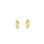 Load image into Gallery viewer, Sculptural Yellow Gold Stud Earrings