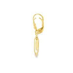 Load image into Gallery viewer, Yellow Gold Hexagon Dangle Earrings