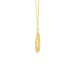 Load image into Gallery viewer, Yellow Gold Zodiac Charm Necklace with Round Cut CZ