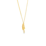 Load image into Gallery viewer, Yellow Gold Tree of Life Multi-Stone Charm Necklace