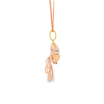Load image into Gallery viewer, Rose Gold Fish Charm Necklace with Intricate Detailing