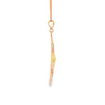 Load image into Gallery viewer, Yellow Gold Charm Necklace with Artistic Pendant Design