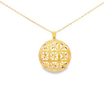 Load image into Gallery viewer, Elegant Yellow Gold Pendant Chain Necklace