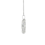 Load image into Gallery viewer, White Gold Heart Charm Necklace