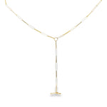 Load image into Gallery viewer, Yellow Gold Y-Chain Necklace