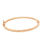 Load image into Gallery viewer, Elegant Rose Gold Bangle in Gold