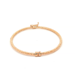 Load image into Gallery viewer, Elegant Rose Gold Bangle in Gold