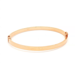 Load image into Gallery viewer, Elegant Rose Gold Bangle Bracelet