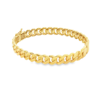 Load image into Gallery viewer, Exquisite Yellow Gold Chain Link Bracelet
