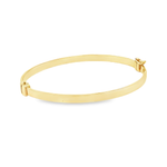 Load image into Gallery viewer, Elegant Yellow Gold Bangle Bracelet