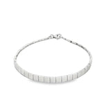 Load image into Gallery viewer, White Gold Chain Bracelet