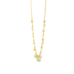 Load image into Gallery viewer, Dainty Yellow Gold Disc Necklace