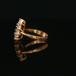 Load image into Gallery viewer, Emerald and Yellow Gold Multistone Ring