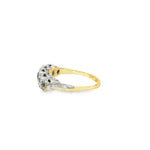 Load image into Gallery viewer, Yellow Gold & Palladium Multistone Ring with Round Cut Diamonds