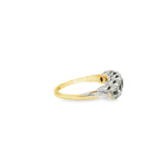 Load image into Gallery viewer, Yellow Gold & Palladium Multistone Ring with Round Cut Diamonds