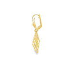 Load image into Gallery viewer, Yellow Gold Dangle Earrings With White Gold