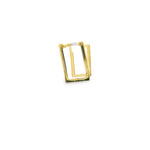 Load image into Gallery viewer, 14ct Yellow Gold CZ Hoop Earrings