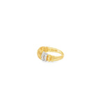 Load image into Gallery viewer, Tri-Color Yellow Gold Band Ring
