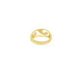 Load image into Gallery viewer, Yellow Gold Band Ring with Round Cut Diamond