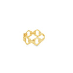 Load image into Gallery viewer, Modern Yellow Gold Link Band Ring