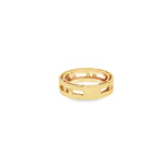 Load image into Gallery viewer, Modern Geometric Yellow Gold Band Ring