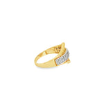 Load image into Gallery viewer, Yellow Gold CZ Multistone Ring