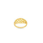 Load image into Gallery viewer, Tri-Tone Gold Statement Cocktail Ring