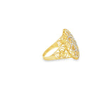 Load image into Gallery viewer, Two-Tone Gold Cocktail Ring