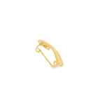 Load image into Gallery viewer, Yellow Gold Golf Club Brooch with Round Cut Diamond