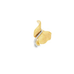 Load image into Gallery viewer, Elegant Yellow Gold Leaf Brooch