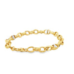 Load image into Gallery viewer, Elegant Yellow Gold Chain Link Bracelet