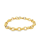 Load image into Gallery viewer, Elegant Yellow Gold Chain Link Bracelet