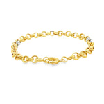 Load image into Gallery viewer, Elegant Yellow Gold Link Chain Bracelet