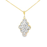Load image into Gallery viewer, Two-Tone Gold Chain & Pendant