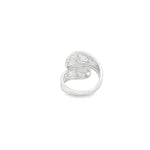 Load image into Gallery viewer, Contemporary White Gold Bypass Ring