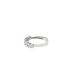 Load image into Gallery viewer, White Gold Ring with Round Cut CZ