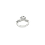 Load image into Gallery viewer, White Gold Ring with Round Cut CZ