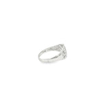 Load image into Gallery viewer, White Gold Cocktail Ring with Round Cut CZ