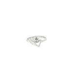 Load image into Gallery viewer, White Gold Double Heart Multistone