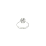 Load image into Gallery viewer, CZ Cluster Ring in White Gold