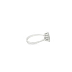 Load image into Gallery viewer, CZ Cluster Ring in White Gold